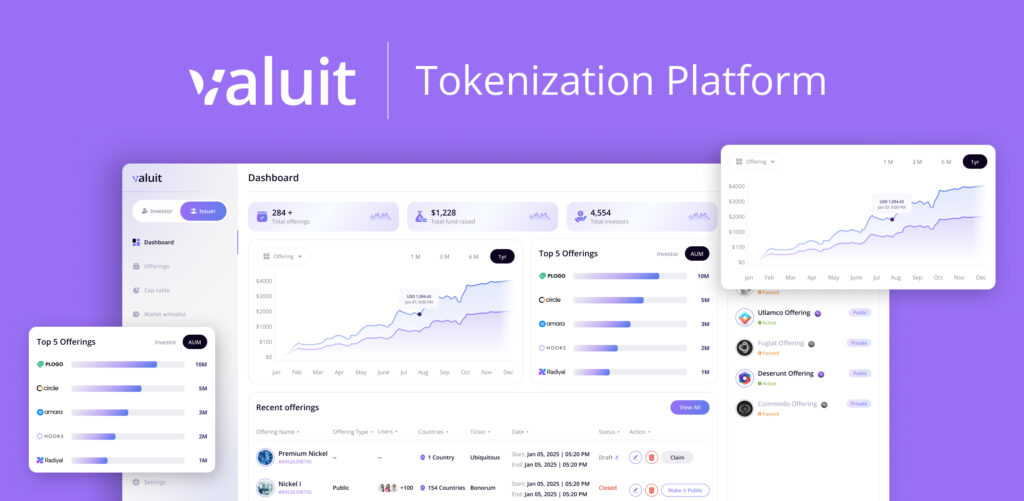 Valuits Tokenization Platform 1